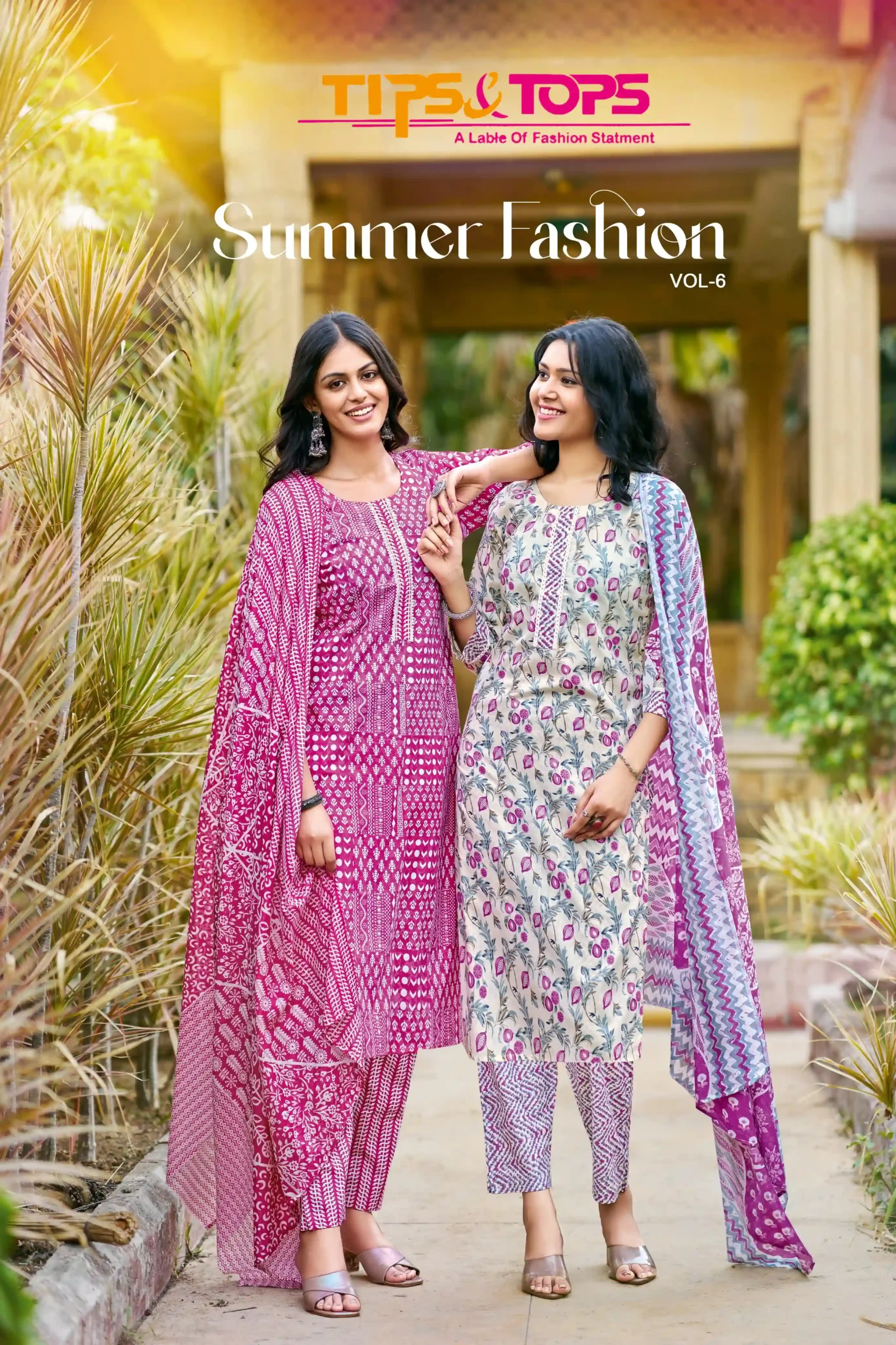 Tips & Tops Summer Fashion Vol 6 Cotton Print Wholesale Readymade Salwar Suit Catalog — Wholesale Salwar Suits, MPA wholesale from Surat - Gallery Image 2